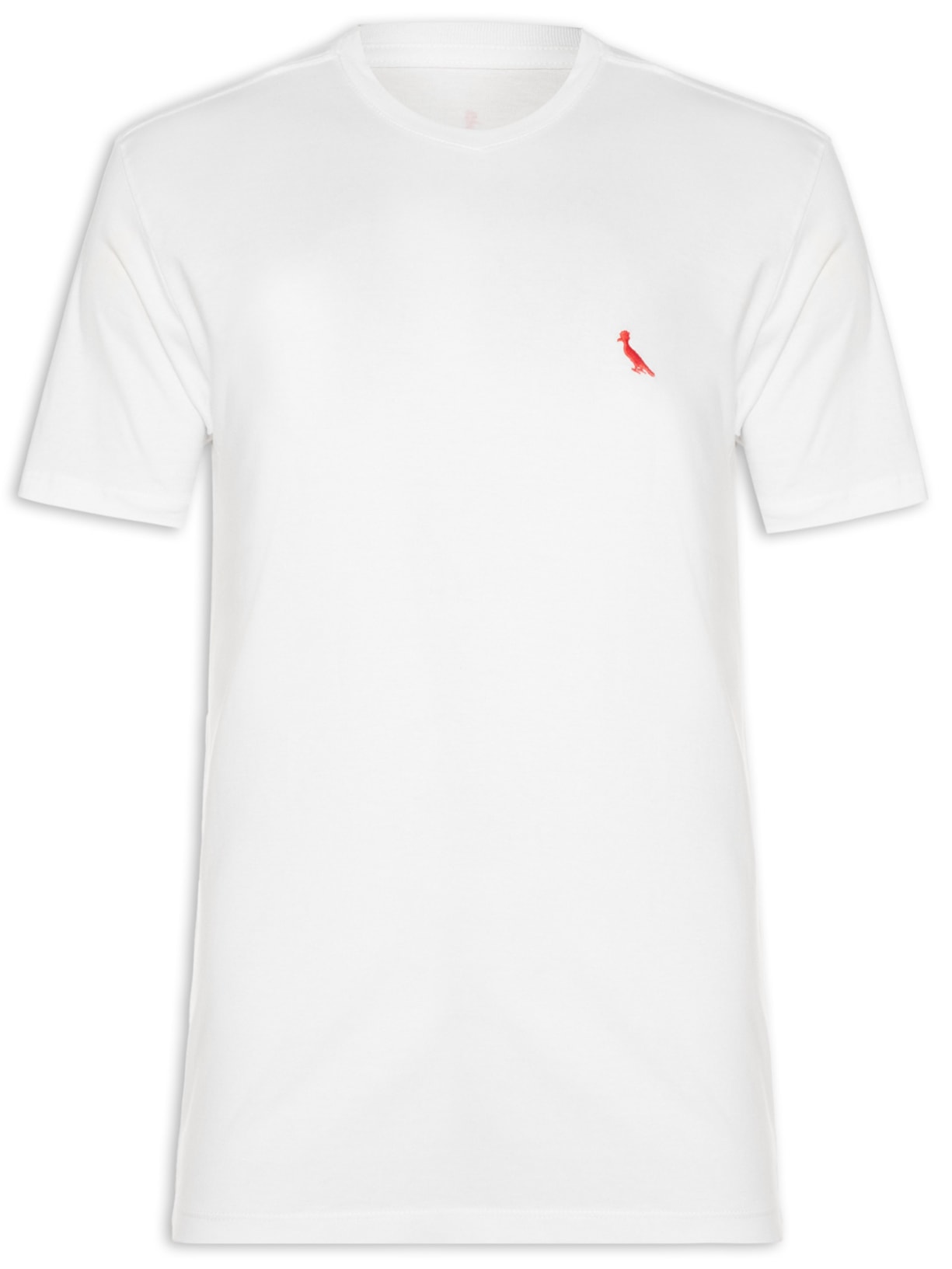 Camiseta Masculina Básica Manga Curta Branco Reserva