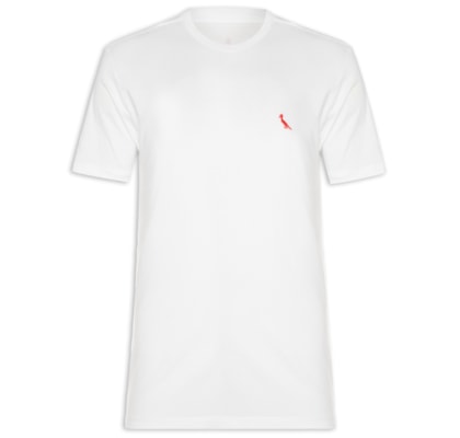 Camiseta Masculina Básica Manga Curta - Branco