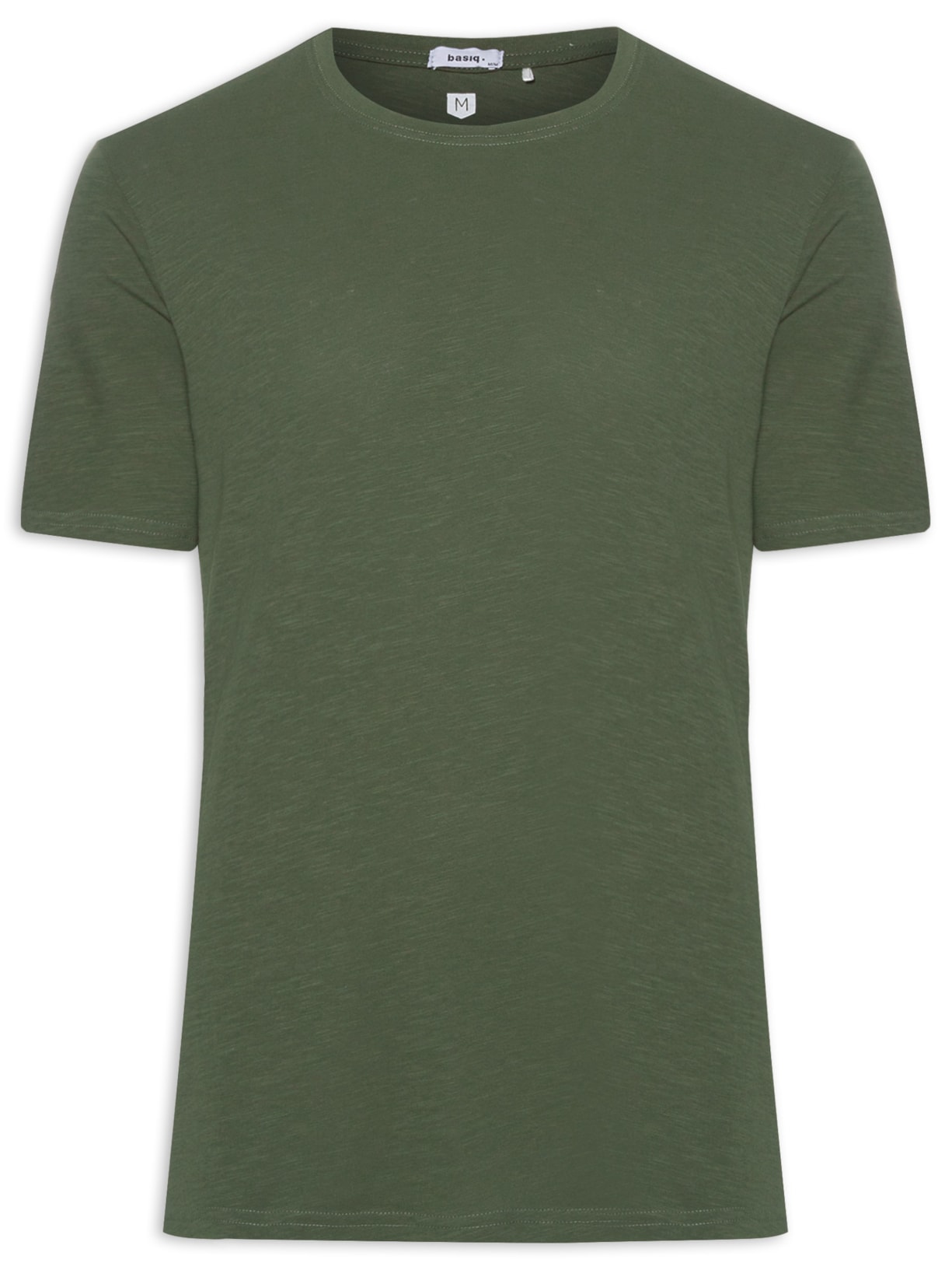Camiseta Masculina Básica Manga Curta - Verde