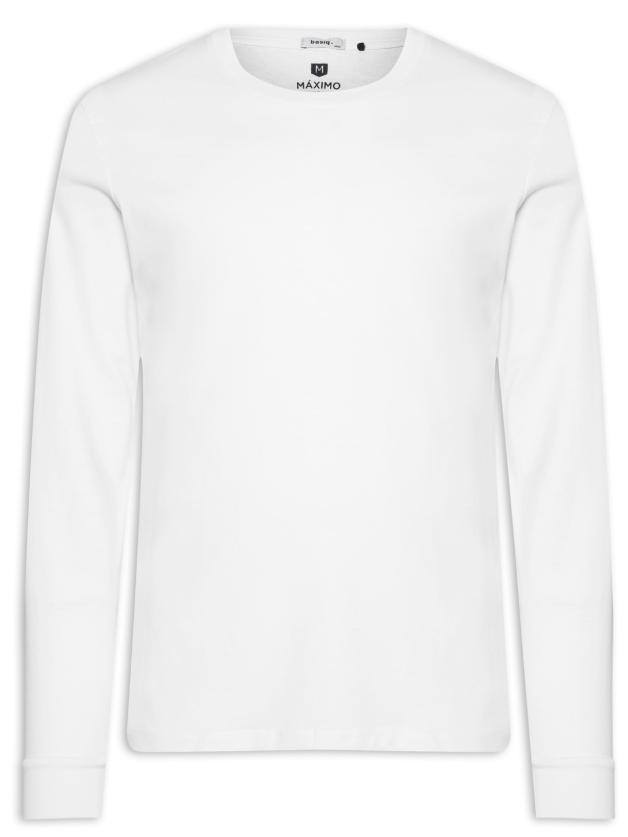 Camiseta Masculina Básica Manga Longa - Branco