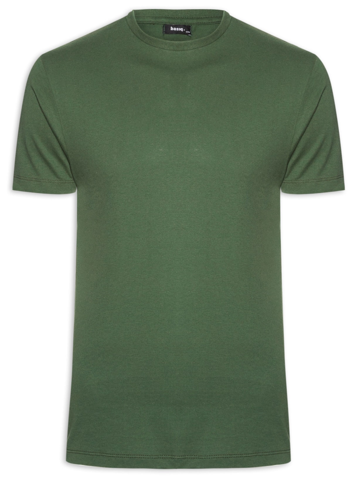 Camiseta Masculina Básica Modelo Slim - Verde