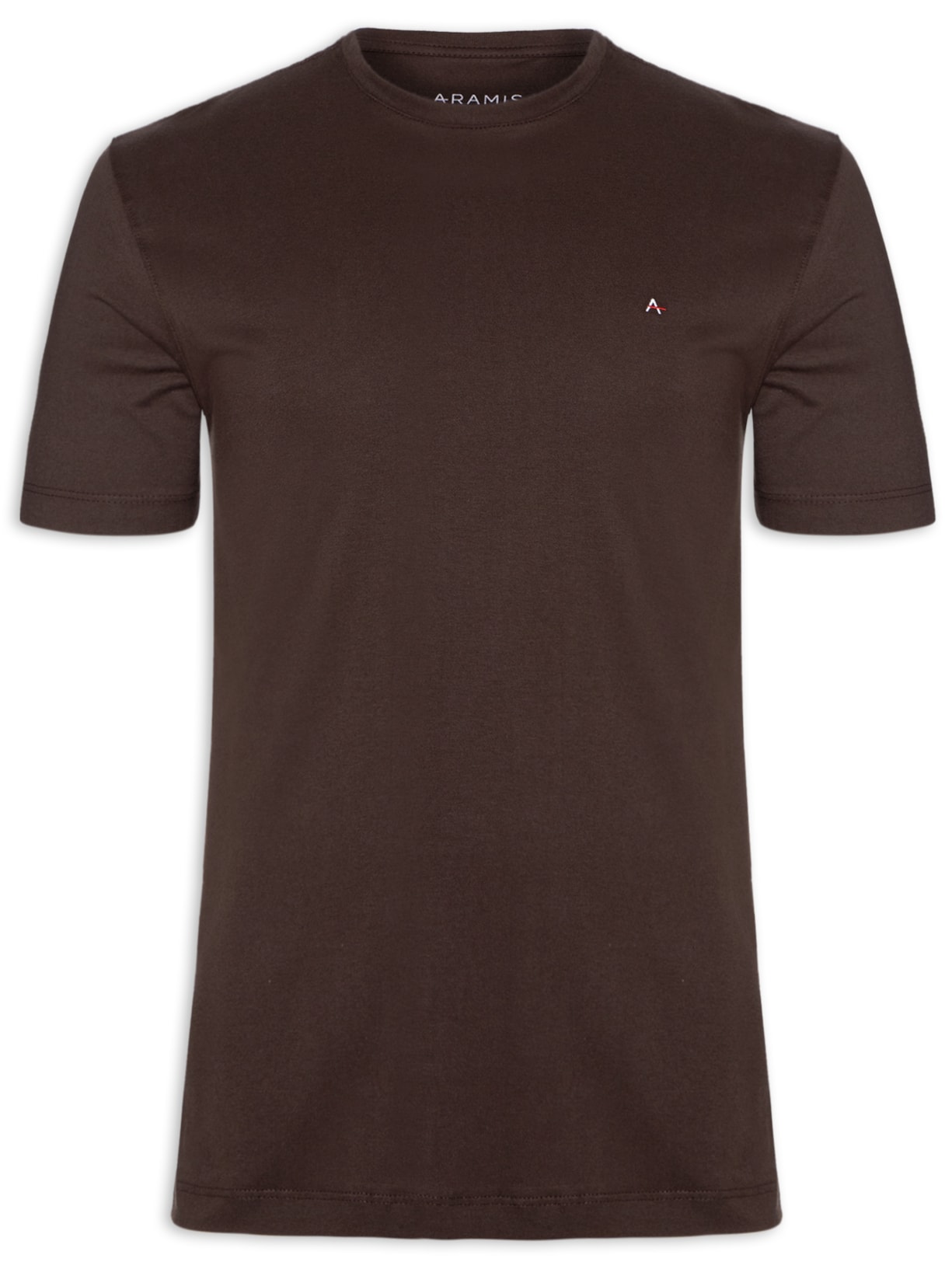 Camiseta Masculina Básica (PA) - Marrom