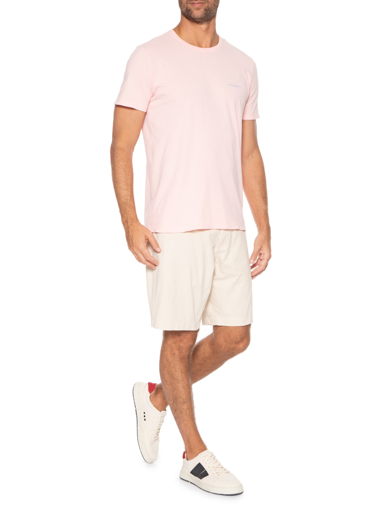 Camiseta Masculina Básica Pine Pineapple Rosa Pineapple