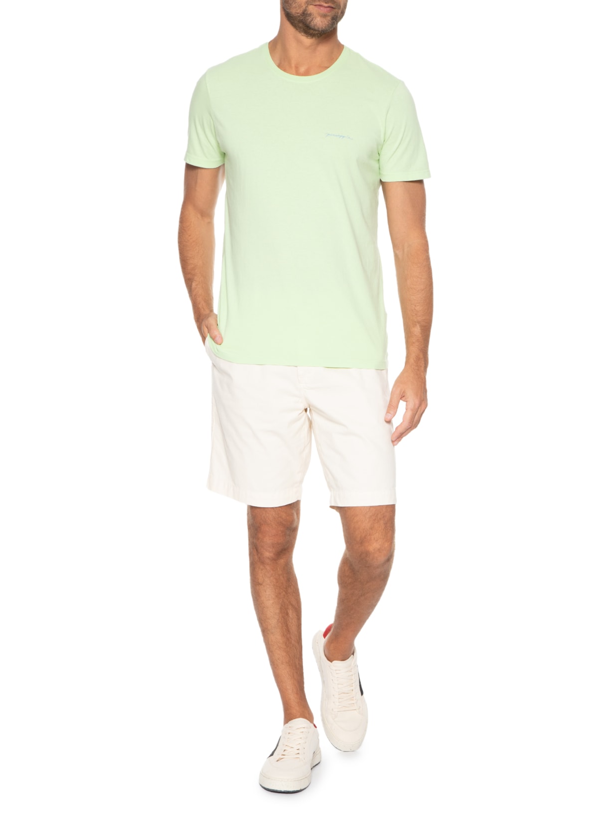 Camiseta Masculina Básica Pine Pineapple Verde Pineapple