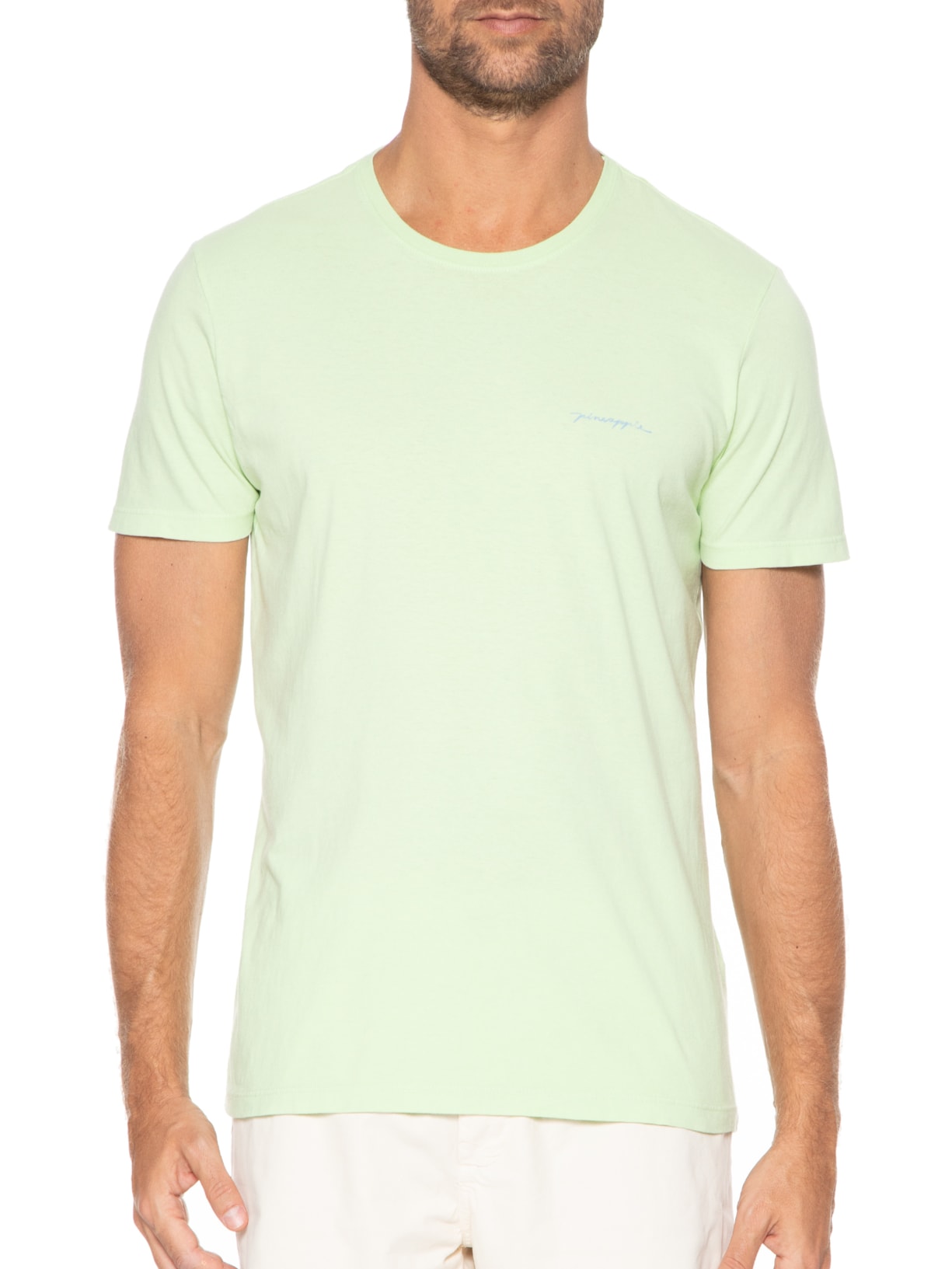 Camiseta Masculina Básica Pine Pineapple Verde Pineapple