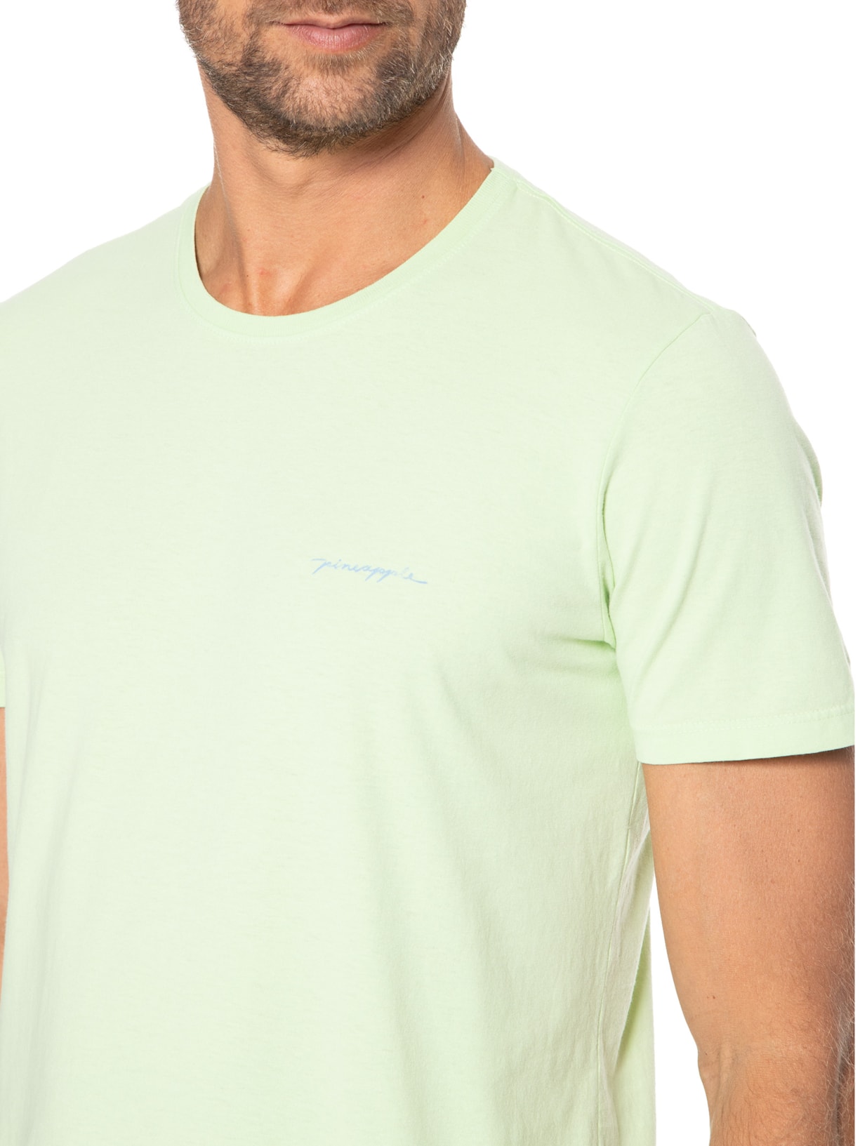 Camiseta Masculina Básica Pine Pineapple Verde Pineapple