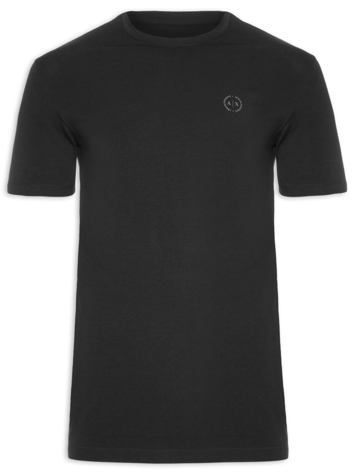 Camiseta Masculina Básica Preto Armani Exchange