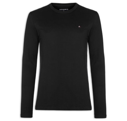 Camiseta Masculina Básica - Preto