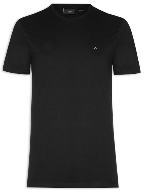 Camiseta Masculina Básica - Preto