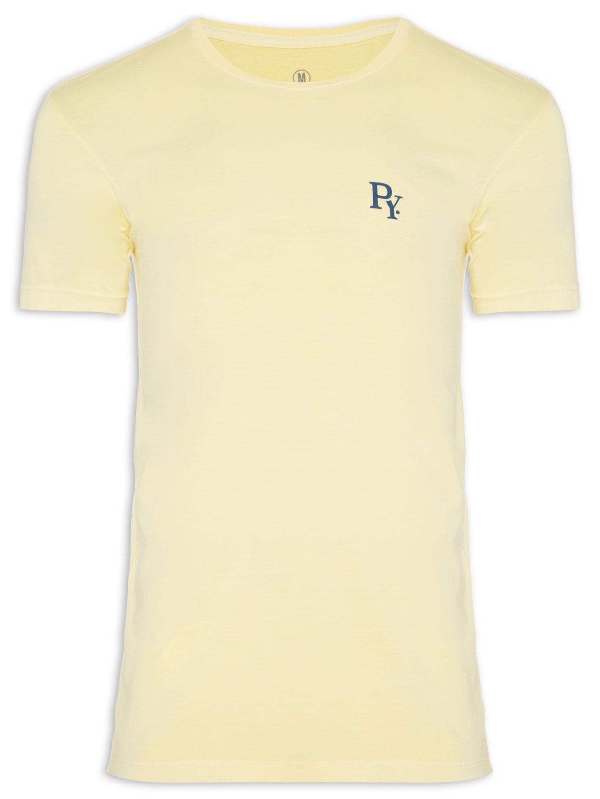 Camiseta Masculina Básica Py - Amarelo