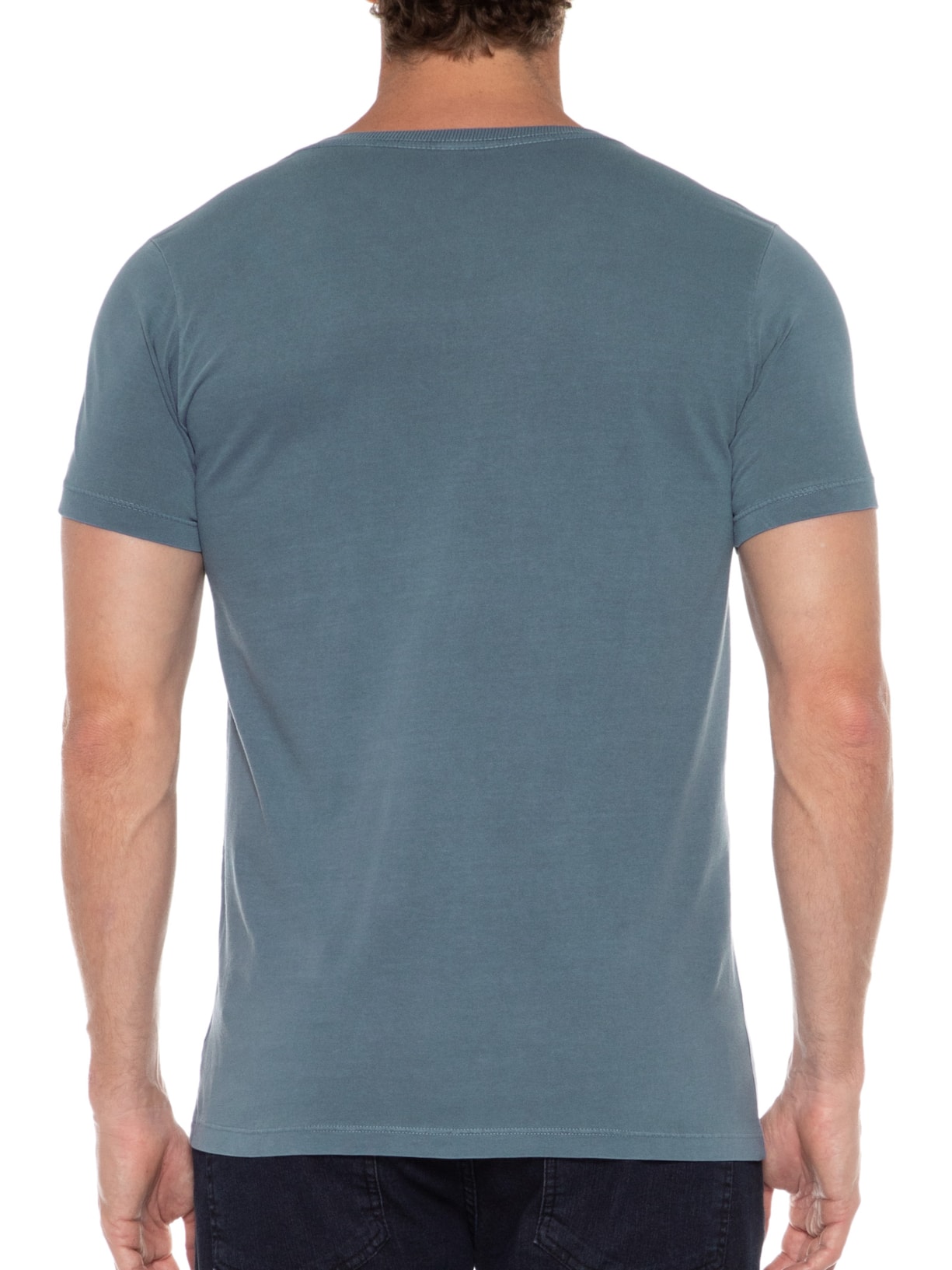 Camiseta Masculina Básica Py Azul Purple Yellow