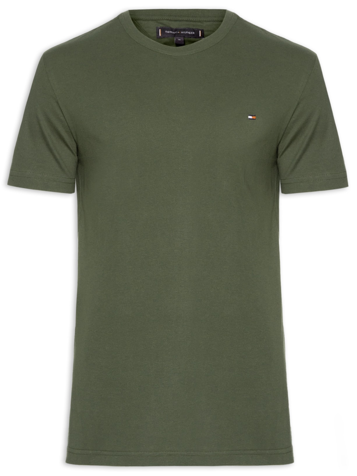 Camiseta Masculina Básica Regular Fit Em Algodão - Verde