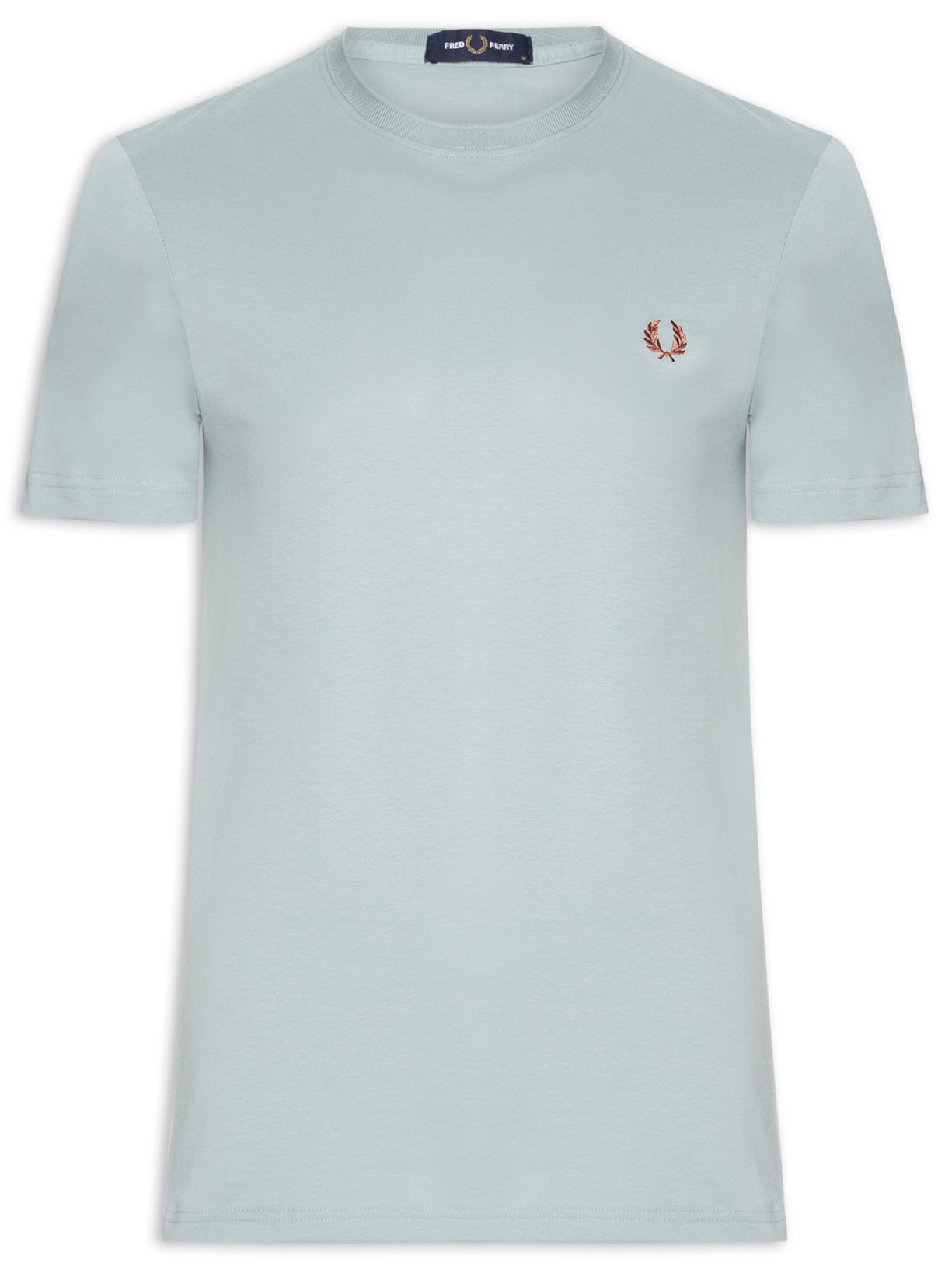 Camiseta Masculina Básica Regular Fit Gola Careca Em Algodão - Azul