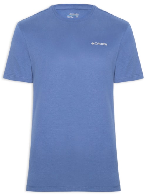 Camiseta Masculina Básica Silk – Azul