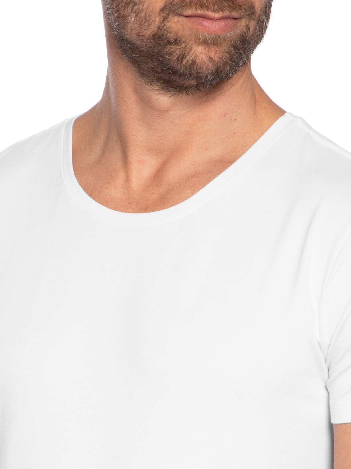 Camiseta Masculina Básica Slim Tech Branco Sergio K