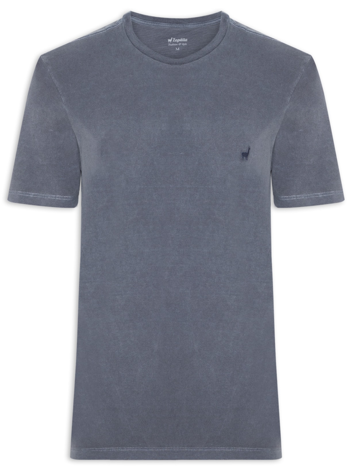 Camiseta Masculina Básica Stone - Azul