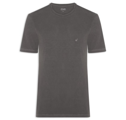 Camiseta Masculina Básica Stone - Cinza