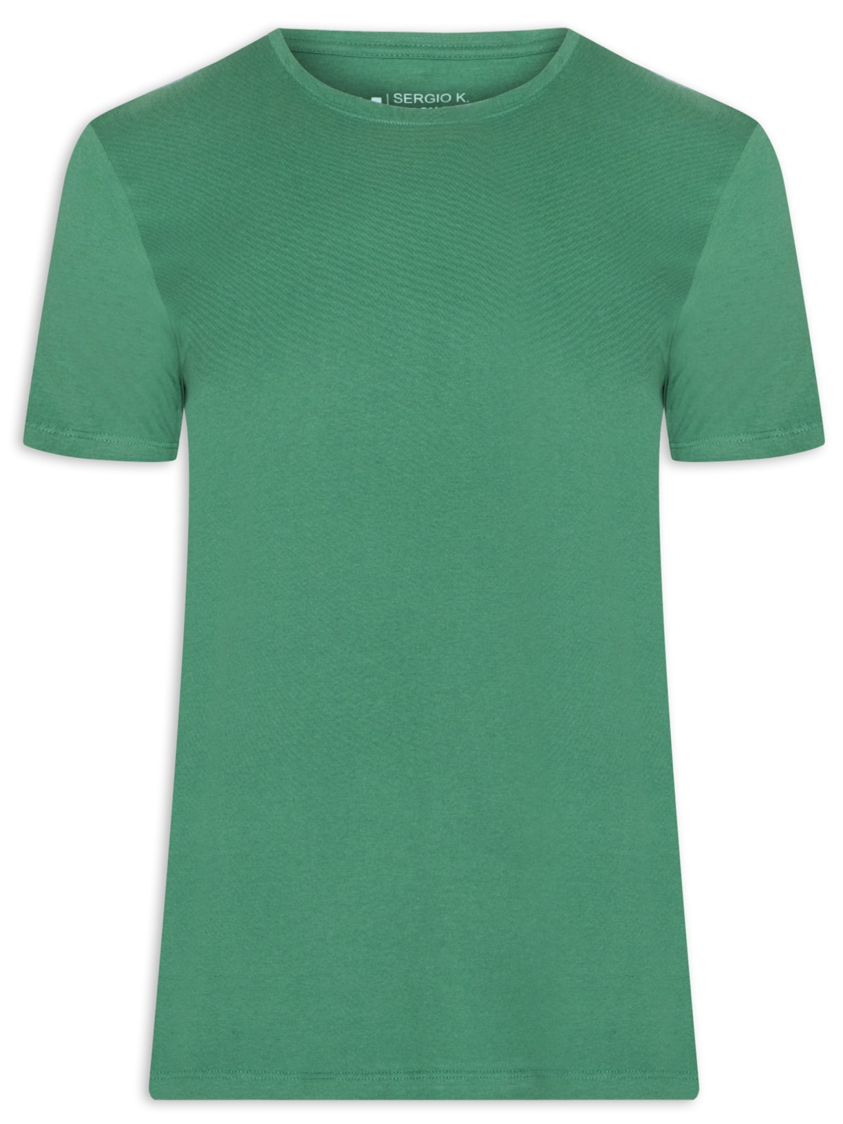 Camiseta Masculina Basica - Verde