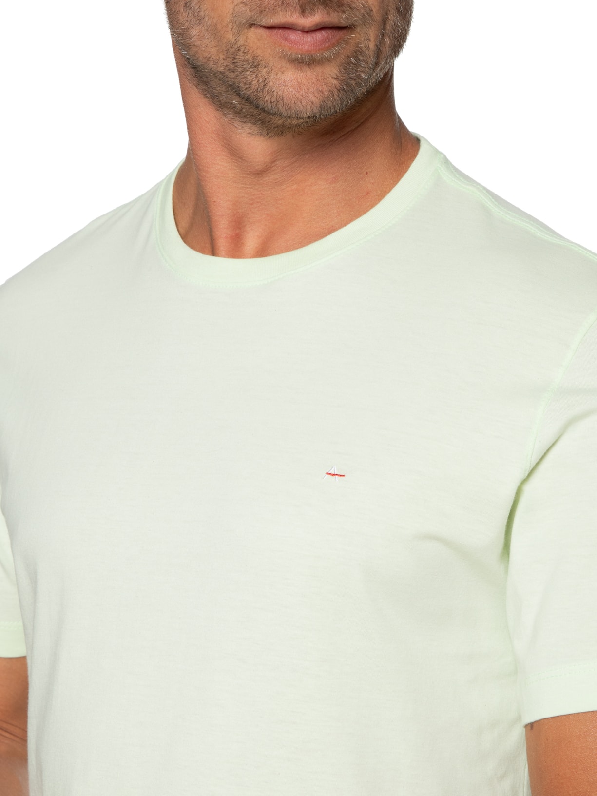Camiseta Masculina Básica Verde Aramis