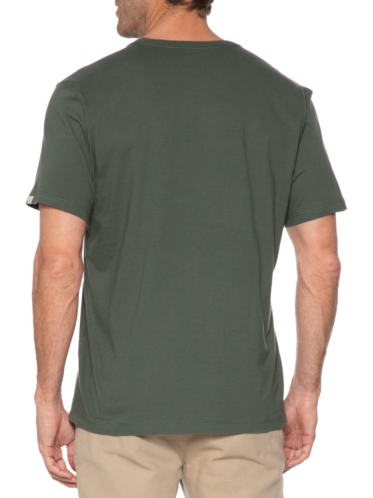 Camiseta Masculina Básica Verde Pineapple