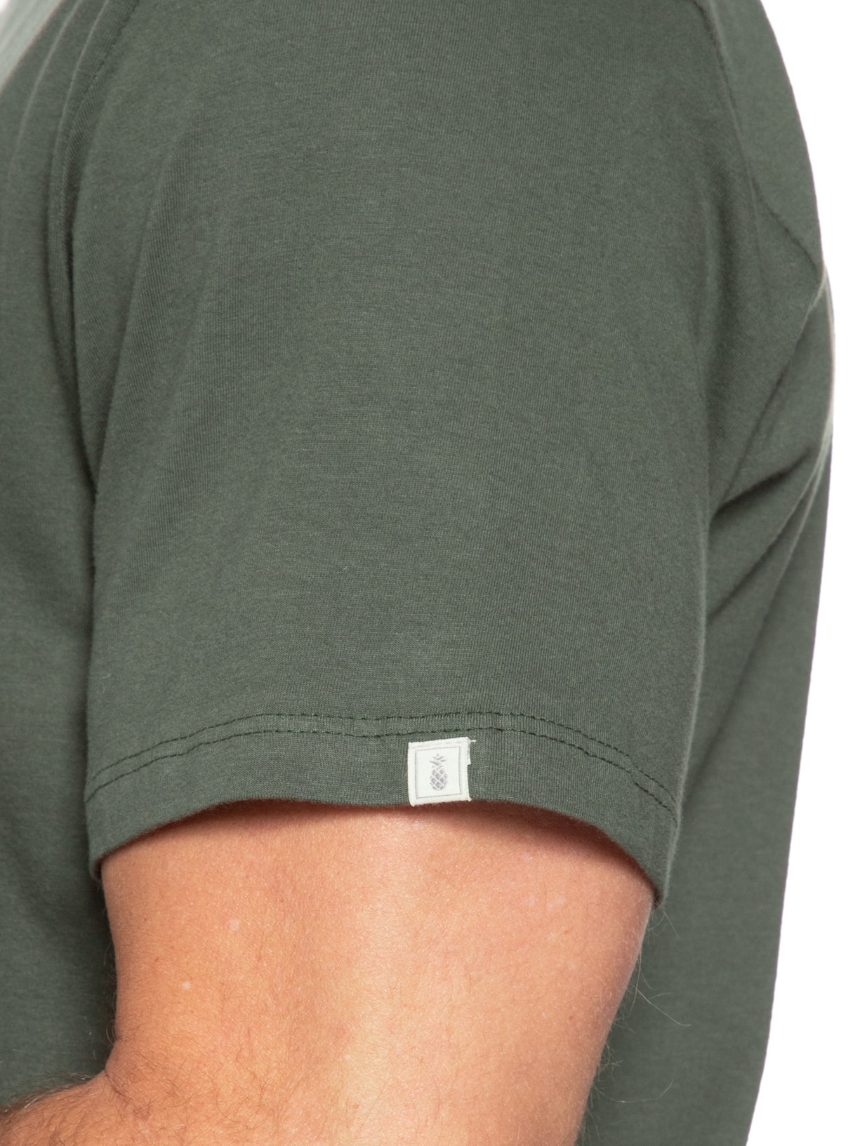 Camiseta Masculina Básica Verde Pineapple