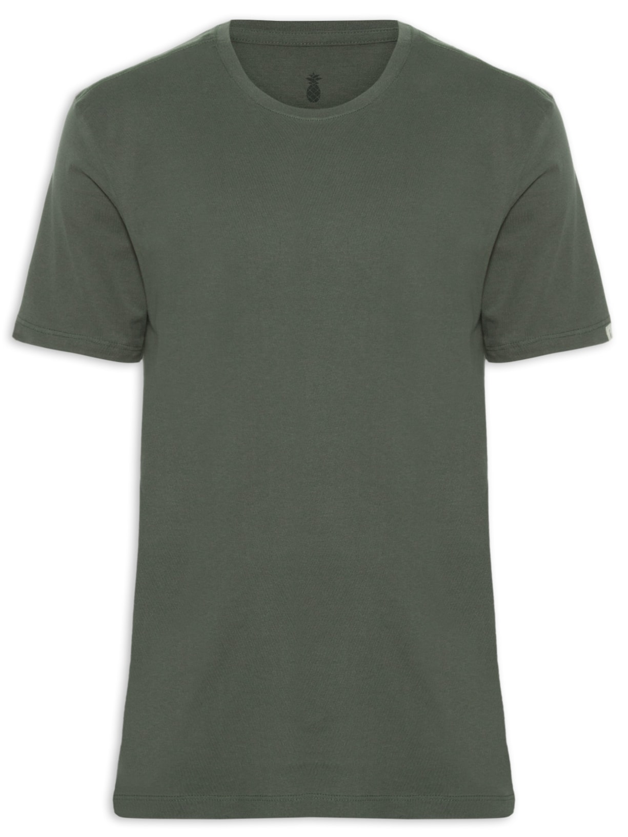Camiseta Masculina Básica Verde Pineapple