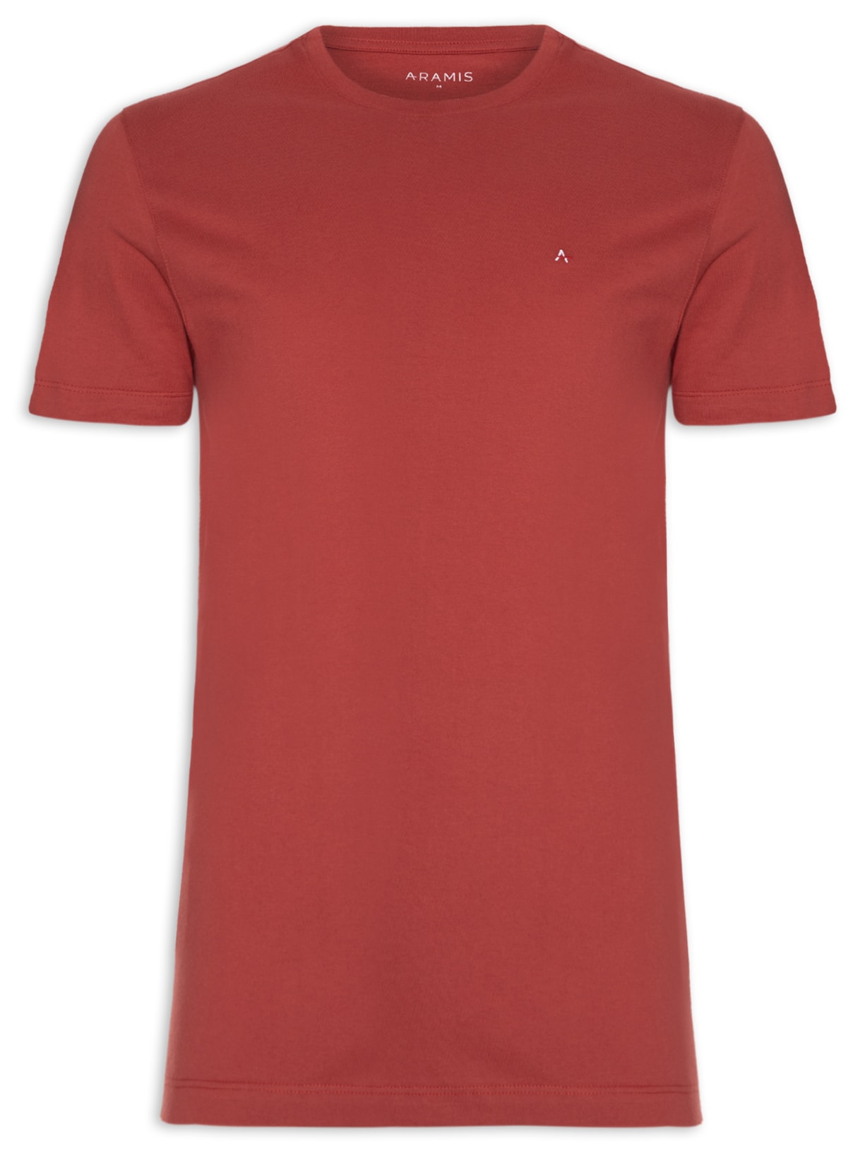 Camiseta Masculina Básica Vermelho Aramis
