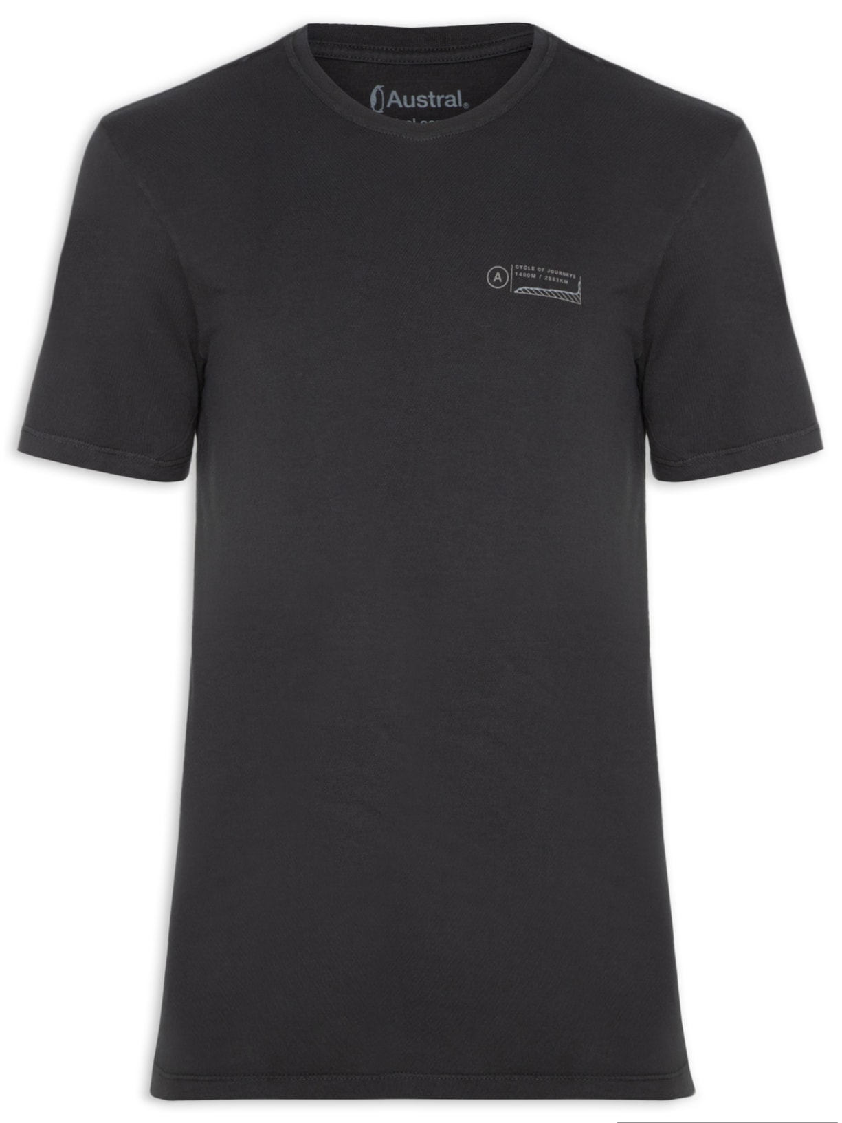 Camiseta Masculina Basin Preto Austral