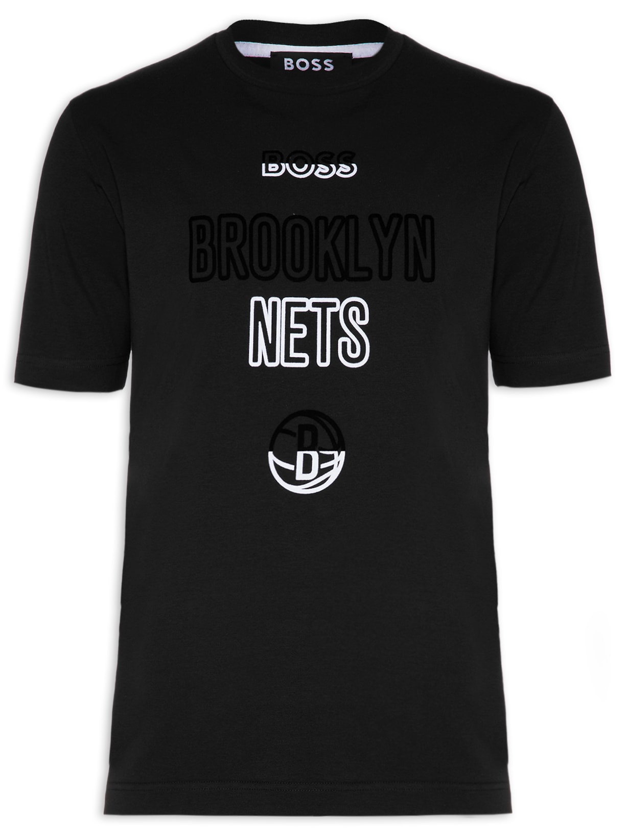 Camiseta Masculina Basket 4 Nba - Preto