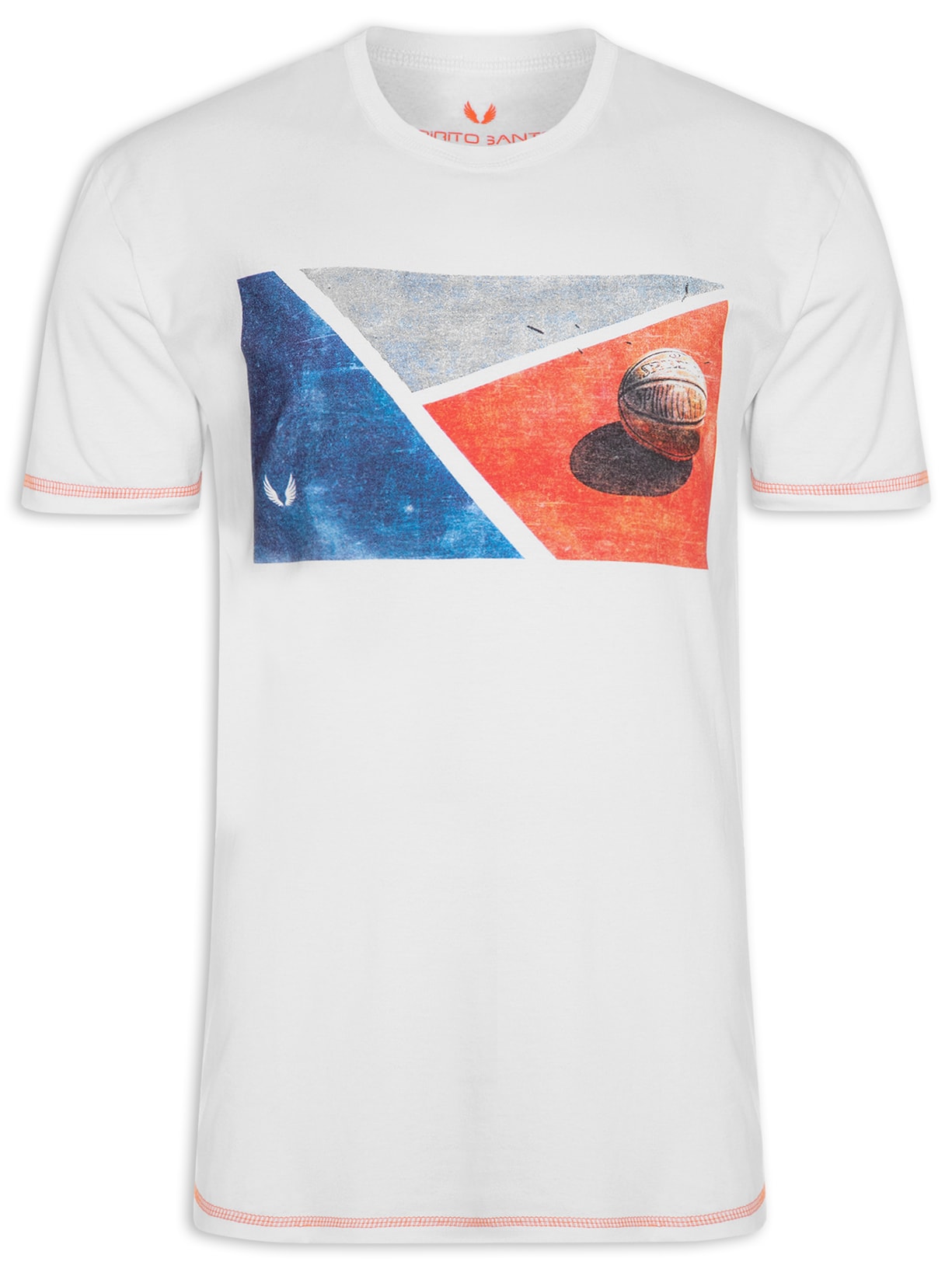 Camiseta Masculina Basket Ball - Branco