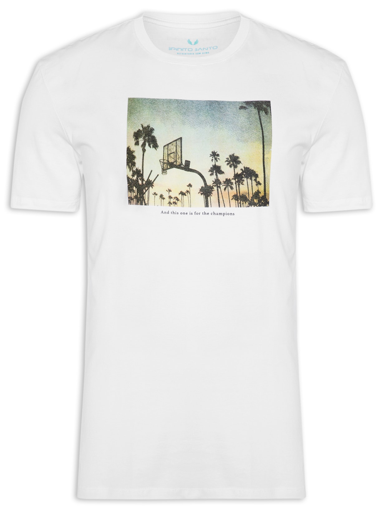 Camiseta Masculina Basket Case - Branco