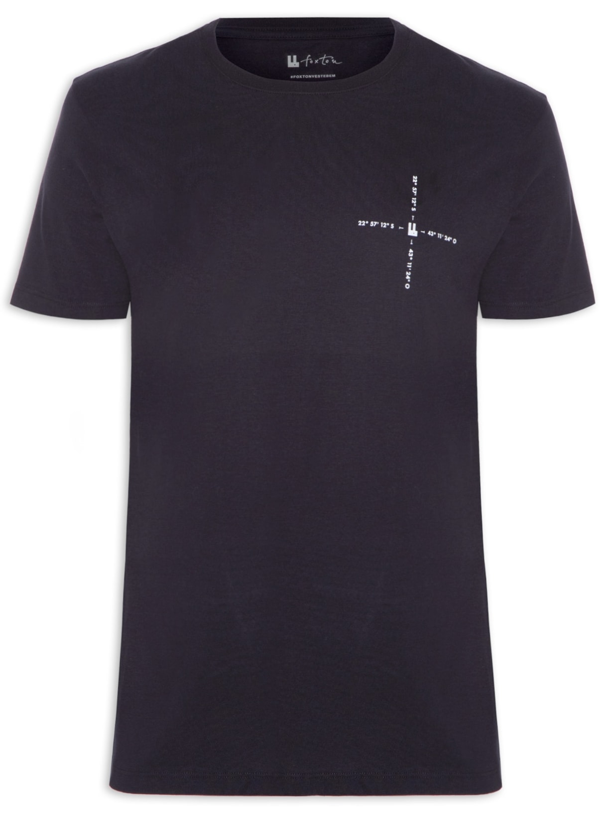 Camiseta Masculina Bay Preto Foxton
