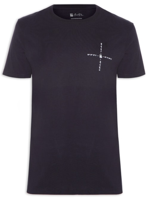 Camiseta Masculina Bay - Preto