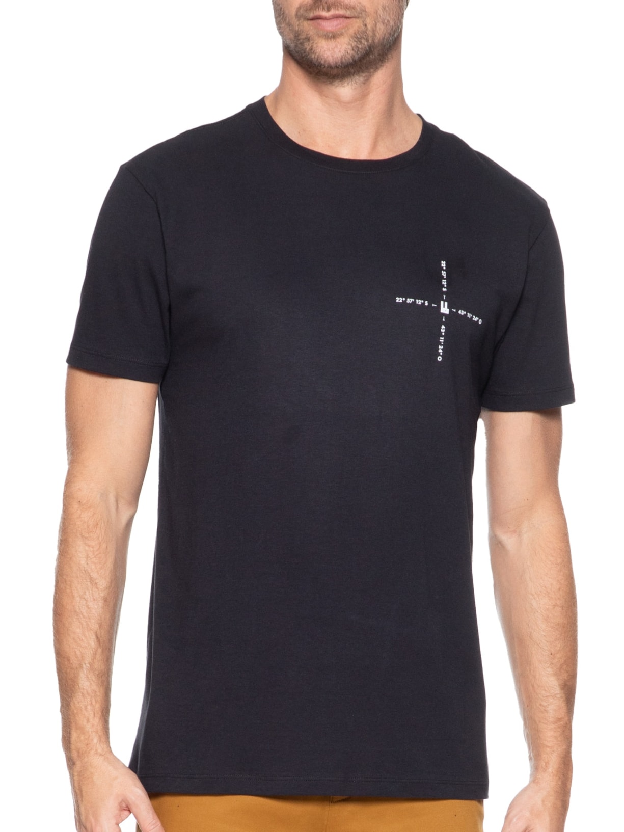 Camiseta Masculina Bay Preto Foxton
