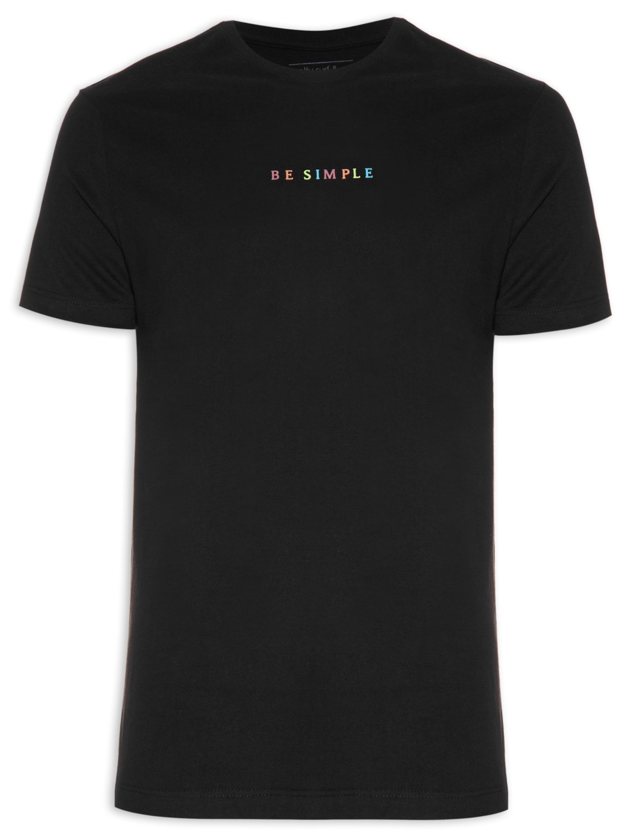 Camiseta Masculina Be Simple - Preto