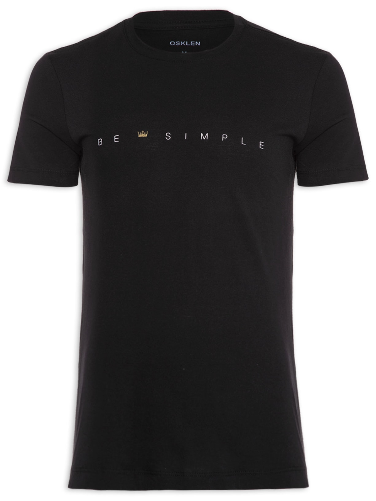 Camiseta Masculina Be Simple - Preto