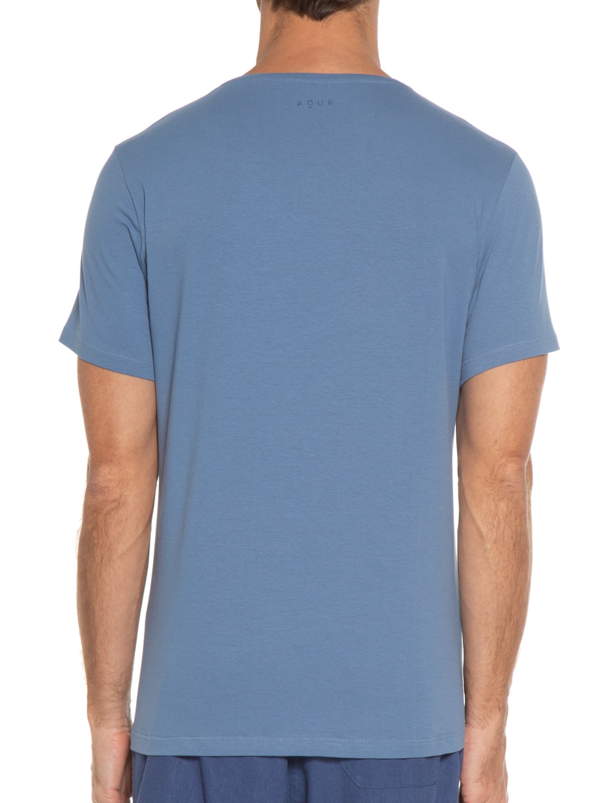 Camiseta Masculina Beach Chair Azul Kour