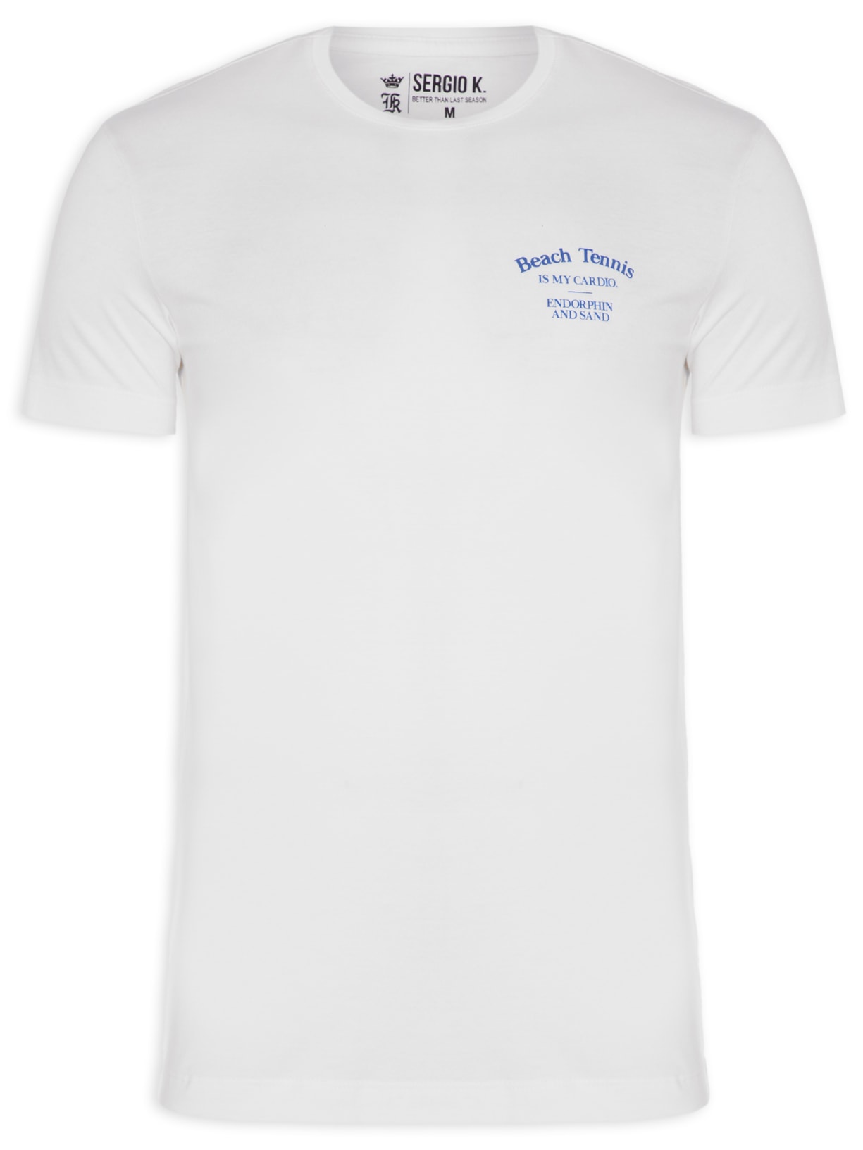 Camiseta Masculina Beach Tennis Cardio - Off White