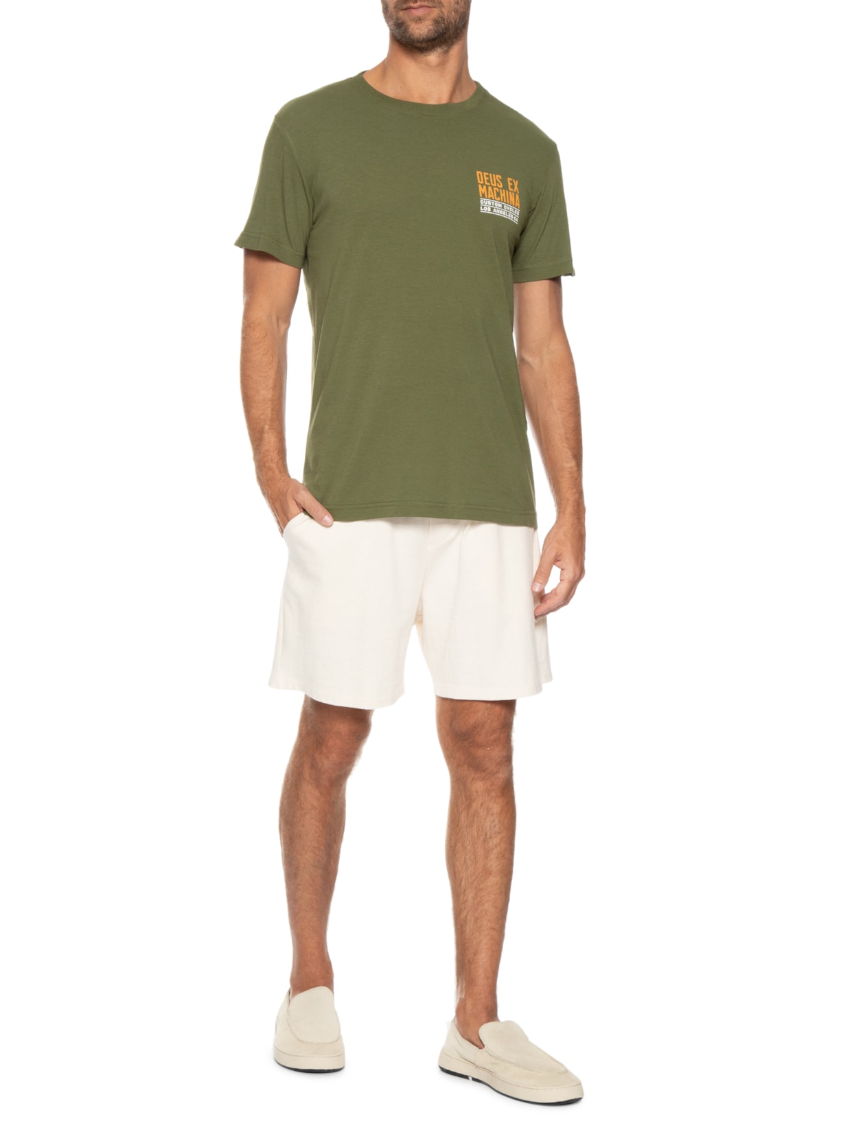 Camiseta Masculina Beam Verde Deus Ex Machina