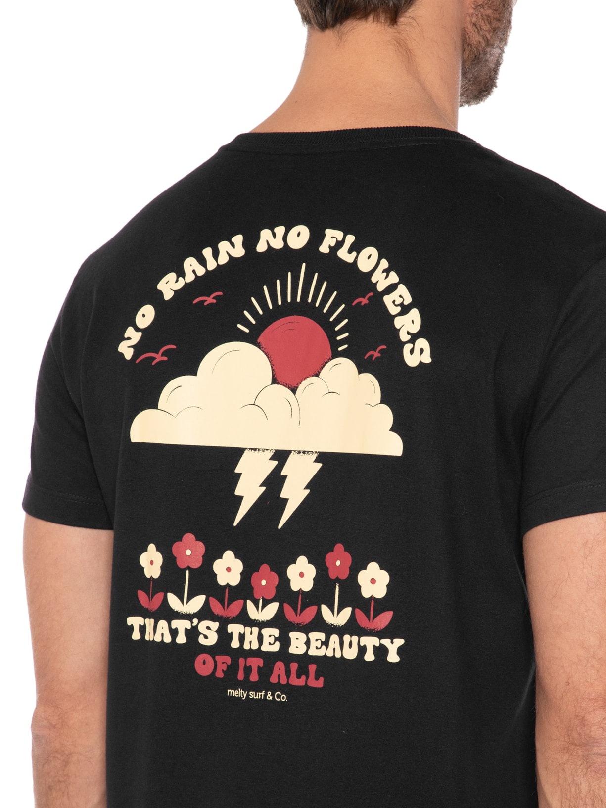 Camiseta Masculina Beauty Of It All Preto Melty Rj