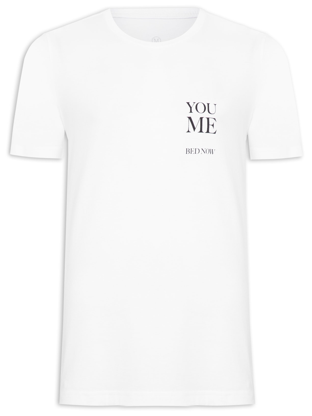 Camiseta Masculina Bed - Branca