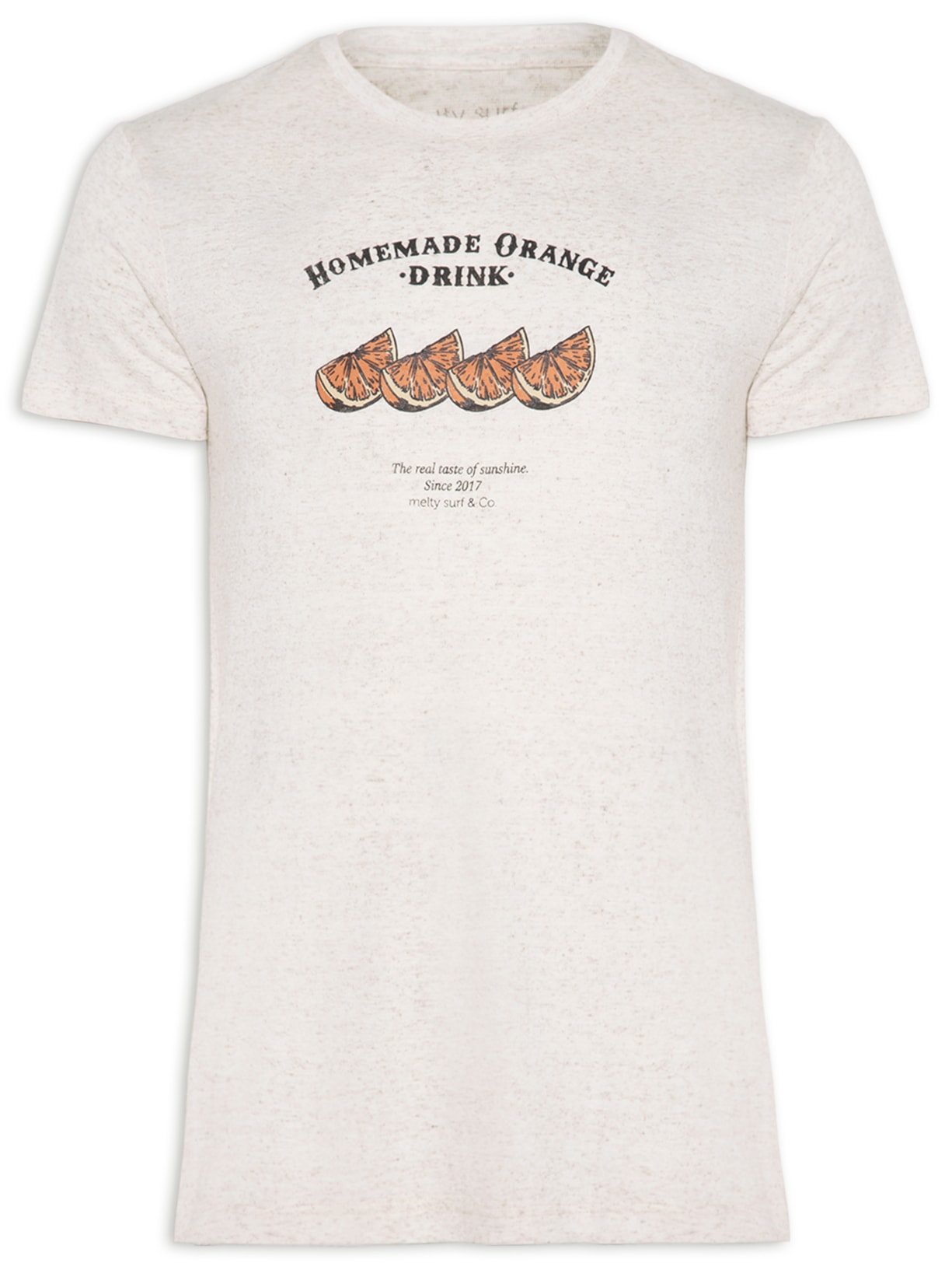 Camiseta Masculina Bege Melty Rj