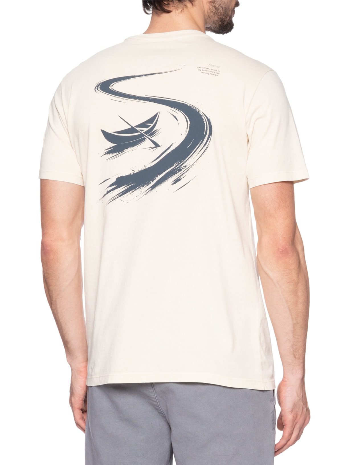Camiseta Masculina Bend Branco Austral