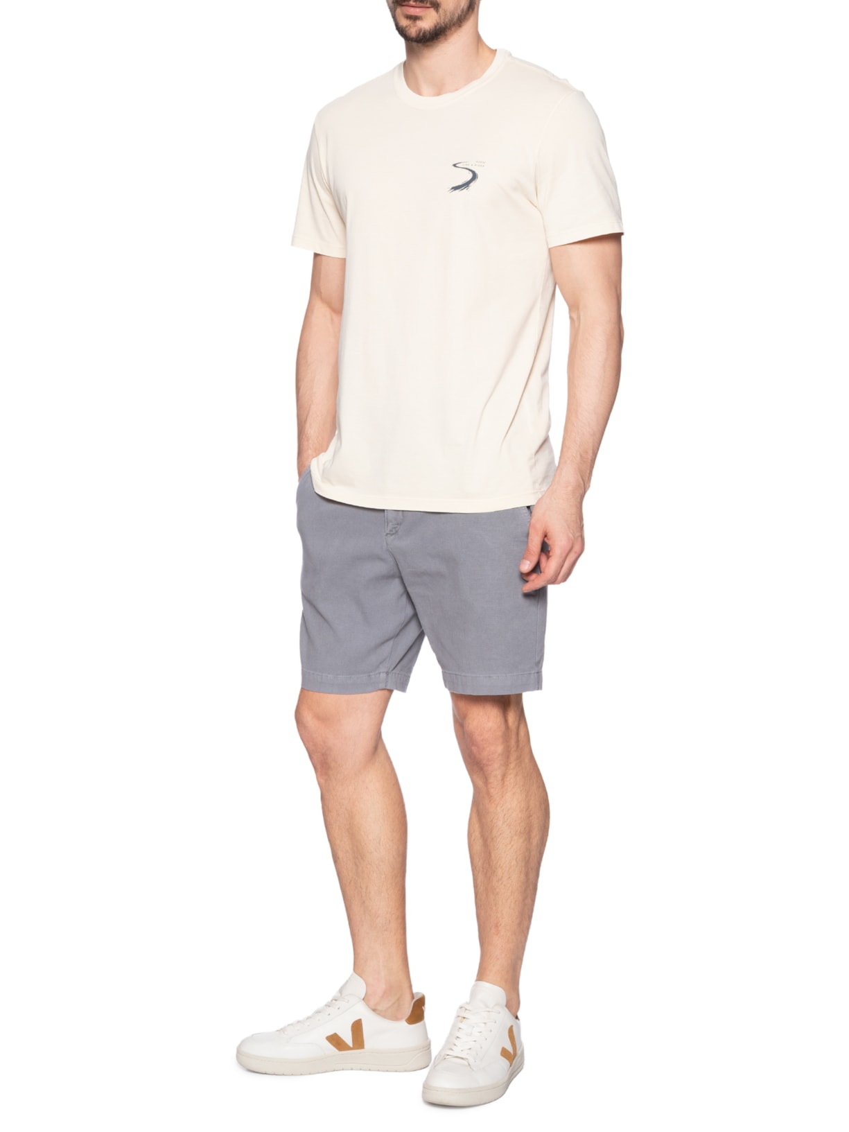 Camiseta Masculina Bend Branco Austral