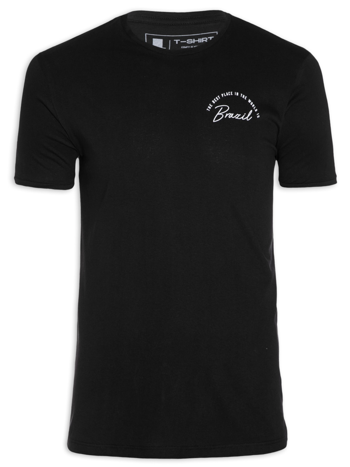 Camiseta Masculina Best Place - Preto