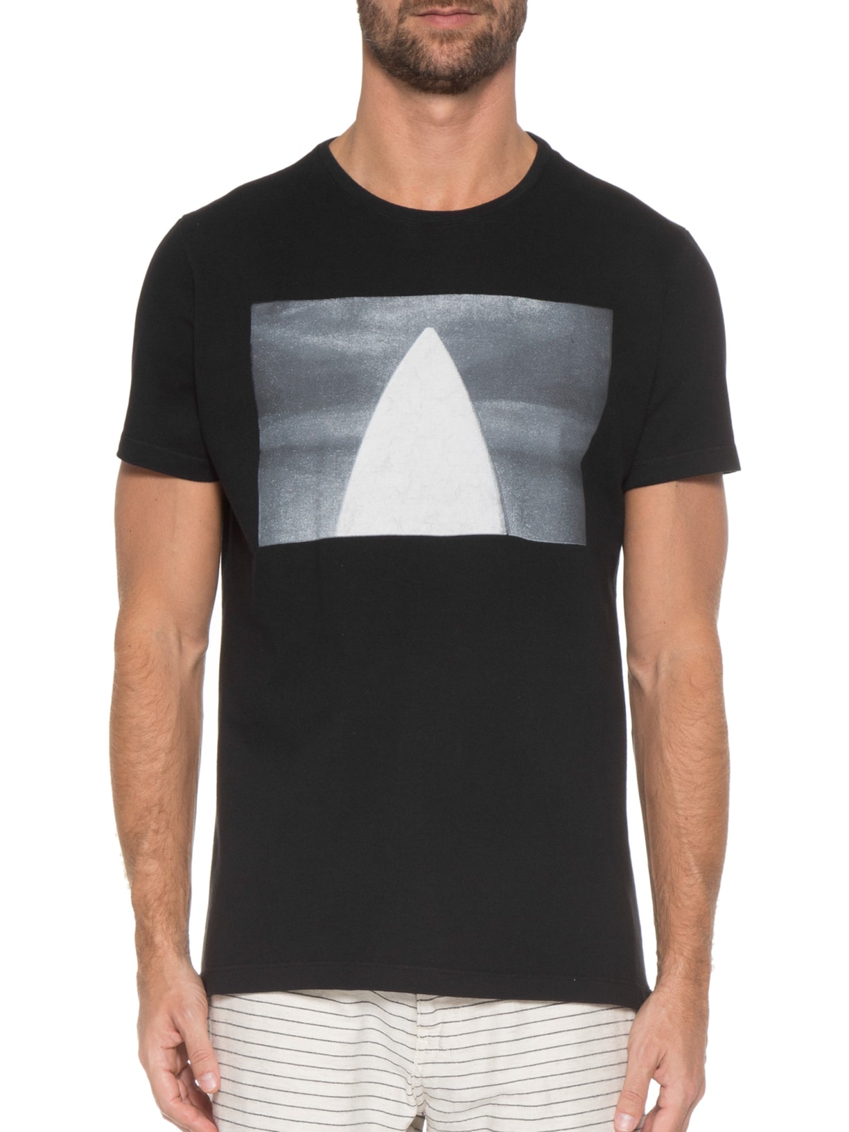 Camiseta Masculina Bico Prancha Preto Kour