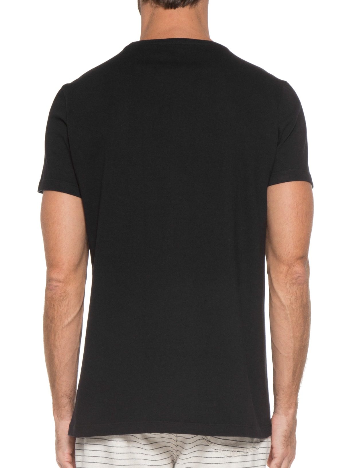 Camiseta Masculina Bico Prancha Preto Kour