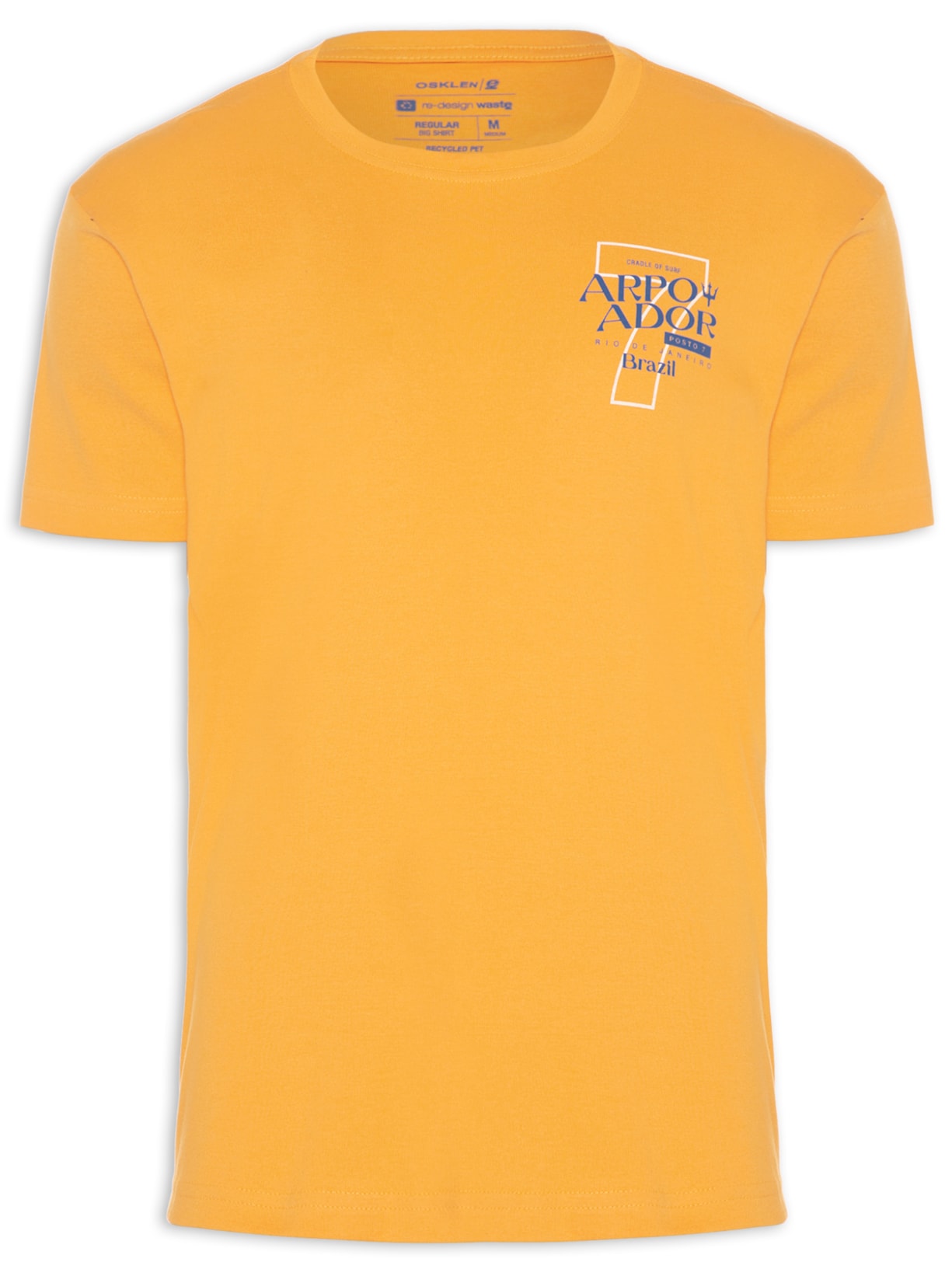 Camiseta Masculina Big - Amarelo