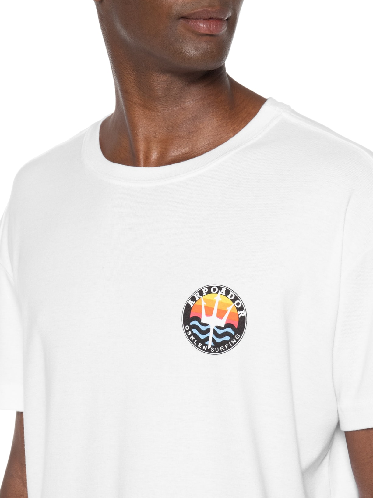 Camiseta Masculina Big Arpatche Branco Osklen