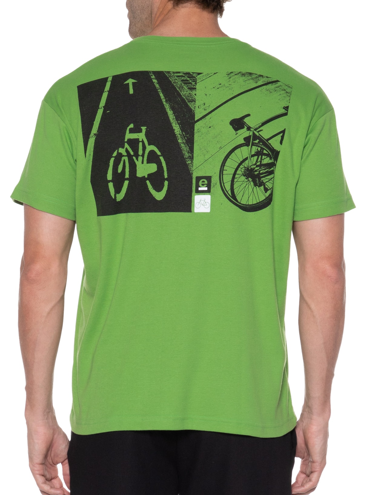 Camiseta Masculina Big Bike Sign Verde Osklen